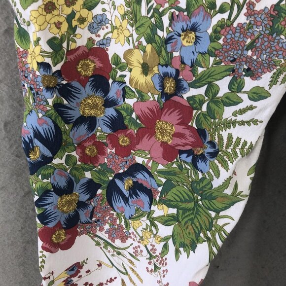 Joseph Ribkoff Pants Womens 16 Multicolor Floral Print Cropped Stretch Canada - Picture 13 of 15